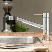 SCHÜTTE Grifo mezclador de lavabo UNICORN cromado - Vetonek