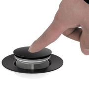 Grifo mezclador de lavabo raven negro mate v0166 - Vetonek