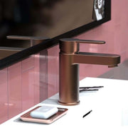 SCHÜTTE Grifo mezclador de lavabo ELEPHANT cobre mate - Vetonek