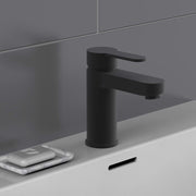 Vetonek Grifo mezclador de lavabo ELEPHANT negro mate