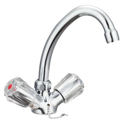 Grifo mezclador bimando para lavabo savino cromado v2105 - Vetonek
