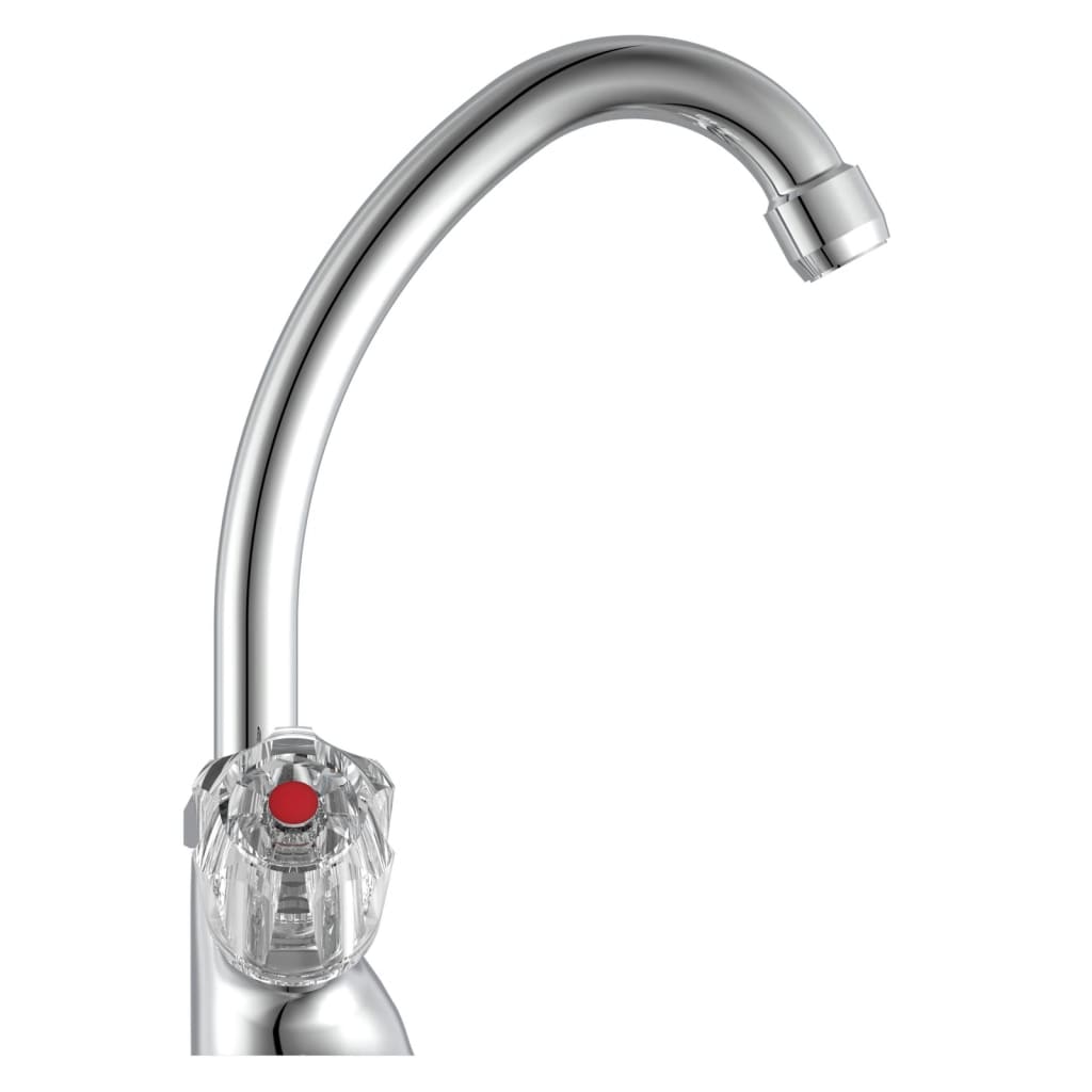 Grifo mezclador bimando para lavabo savino cromado v2105 - Vetonek