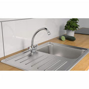 Grifo mezclador de lavabo bimando brillant cromado v1102 Vetonek