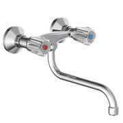 Grifo mezclador de lavabo bimando brillant cromo v6008 Vetonek