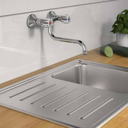 Vetonek Grifo mezclador de lavabo bimando BRILLANT cromo