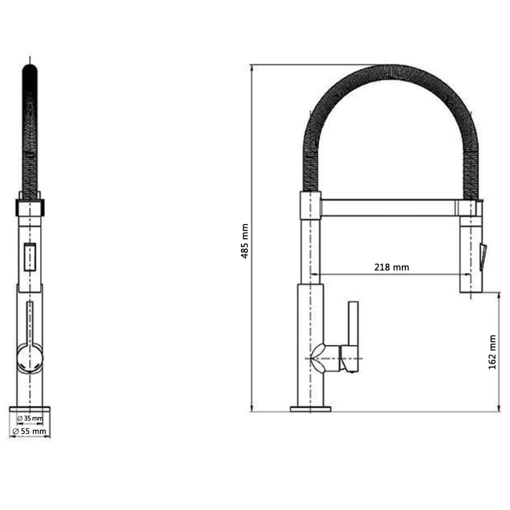 SCHÜTTE Grifo mezclador de lavabo UNICORN cromado SCHÜTTE