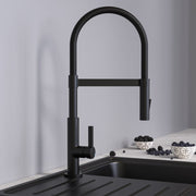 Grifo mezclador de lavabo miami negro mate v1470 Vetonek