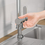 Grifo mezclador de lavabo superior rio cromado v8004 - Vetonek