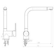 Grifo mezclador de lavabo superior rio cromado v8004 - Vetonek
