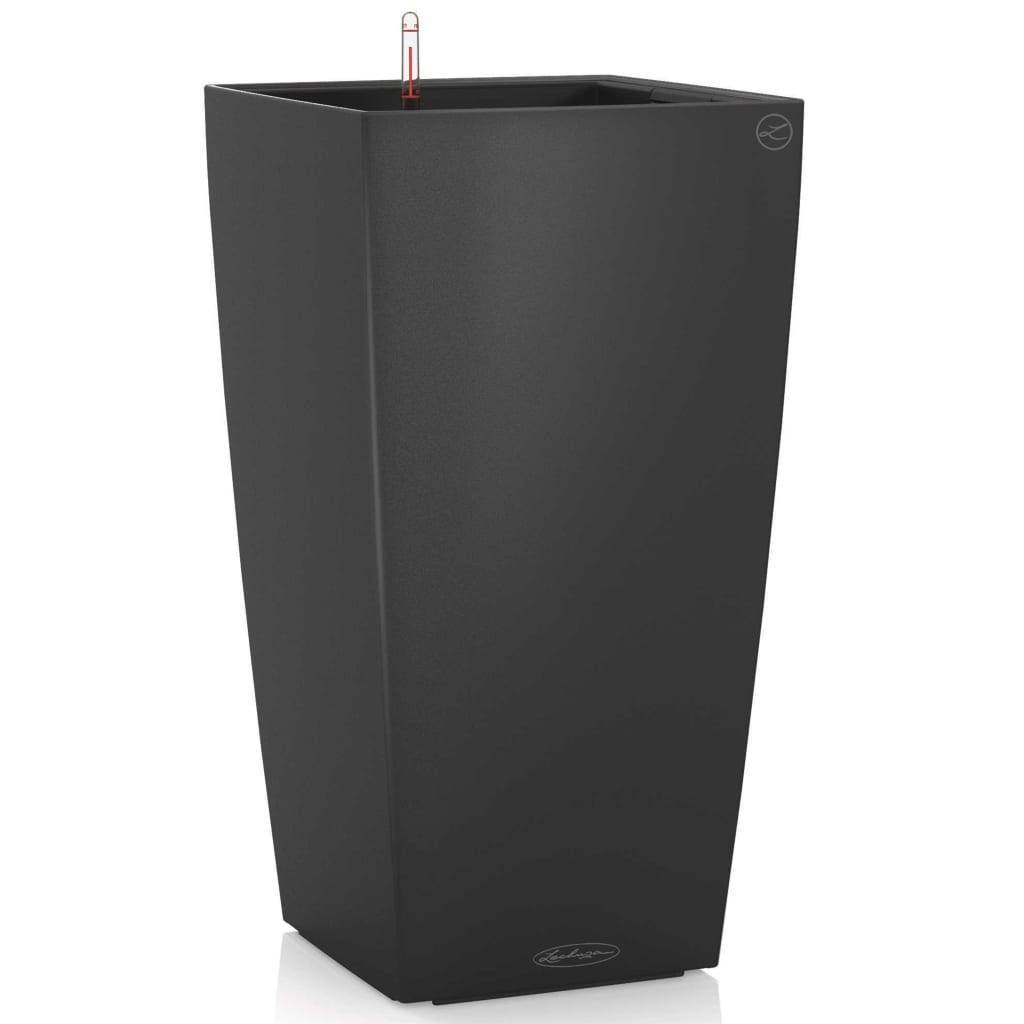 LECHUZA Macetero CUBICO Color 40 ALL-IN-ONE pizarra 13158 V1584 Vetonek