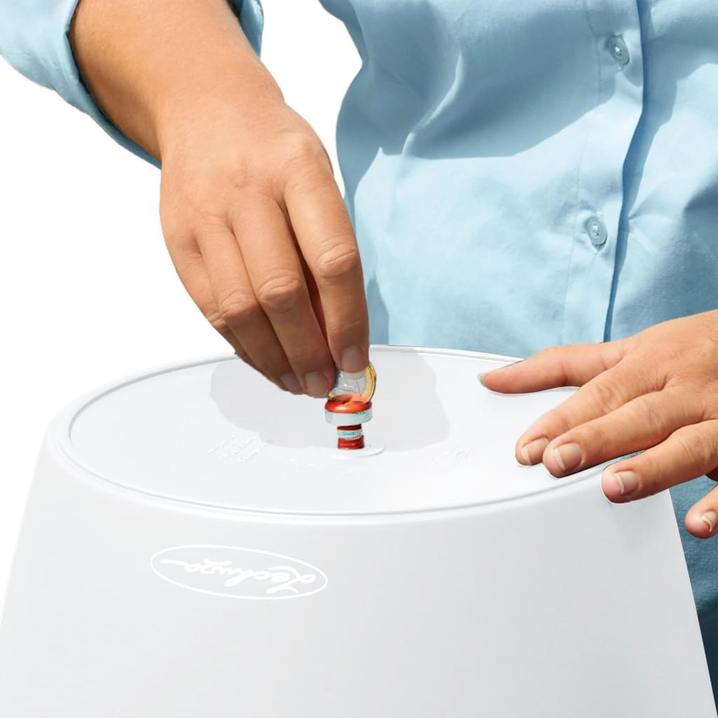 LECHUZA Macetero Classico Color 28 ALL-IN-ONE blanco brillante 13190 V1904 Vetonek