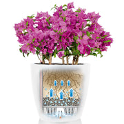 LECHUZA Macetero Classico Color 28 ALL-IN-ONE blanco brillante 13190 V1904 Vetonek