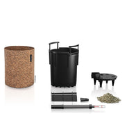 LECHUZA Jardinera TRENDCOVER 23 Cork TODO EN UNO natural oscuro V1811 Vetonek