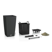 LECHUZA Macetero CUBICO Cottage 30 ALL-IN-ONE color granito V2220 Vetonek