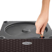 LECHUZA Macetero CUBE Cottage 40 ALL-IN-ONE color moca V3852 Vetonek