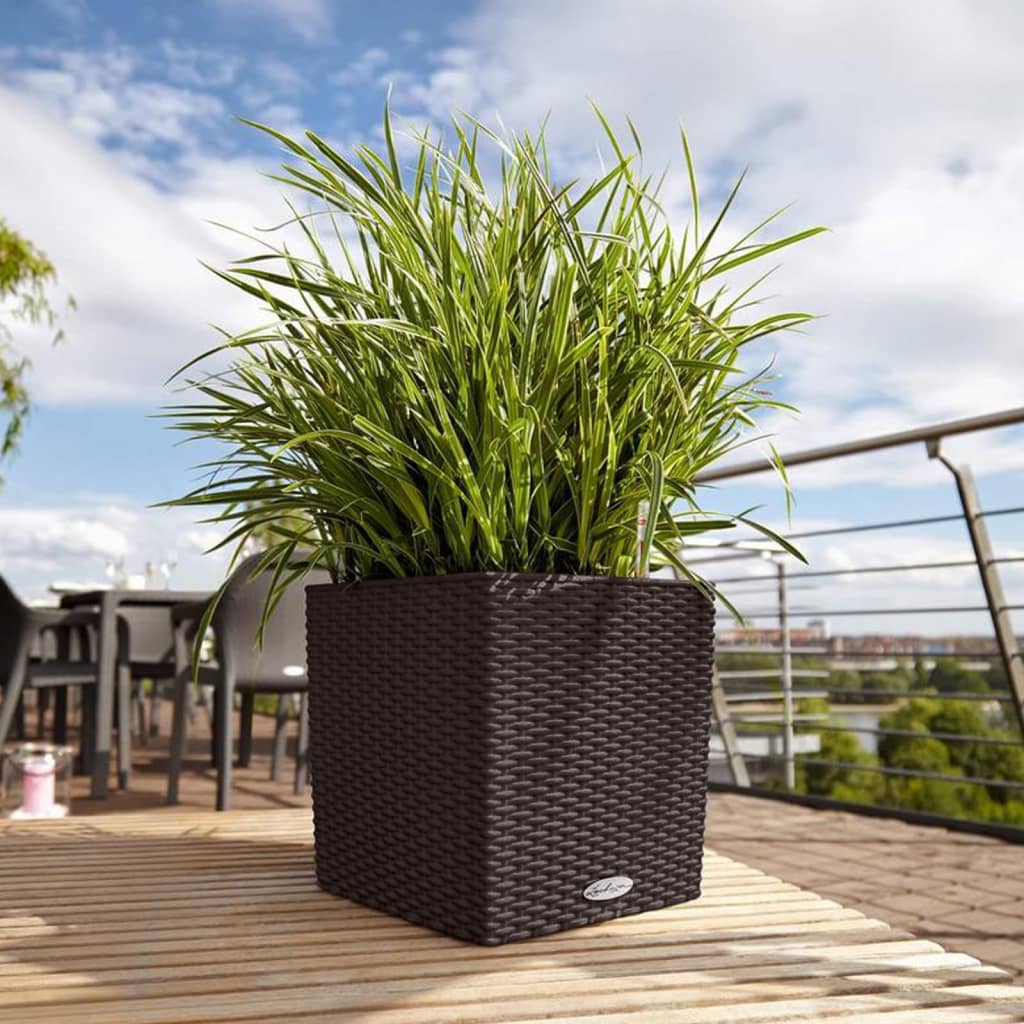 LECHUZA Macetero CUBE Cottage 40 ALL-IN-ONE color moca V3852 Vetonek