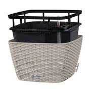 LECHUZA Jardinera BACINO Cottage ALL-IN-ONE marrón arena 30x30 cm V4583 Vetonek