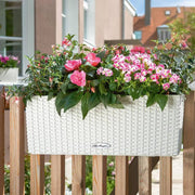 LECHUZA Jardinera BALCONERA Cottage 50 ALL-IN-ONE blanco V6006 Vetonek