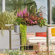 LECHUZA Jardinera BALCONERA Stone 80 ALL-IN-ONE gris V6600 Vetonek