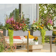 LECHUZA Jardinera BALCONERA Stone 80 ALL-IN-ONE gris V6600 Vetonek