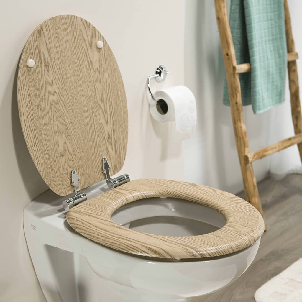 Tiger de fechamento suave WC MDF Brown 252022546