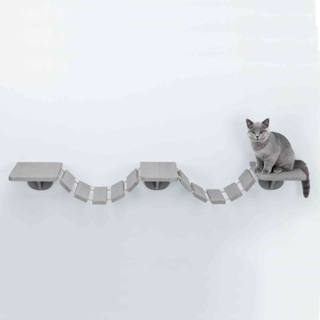 TRIXIE Escaladora de gato para pared gris topo 150x30 cm