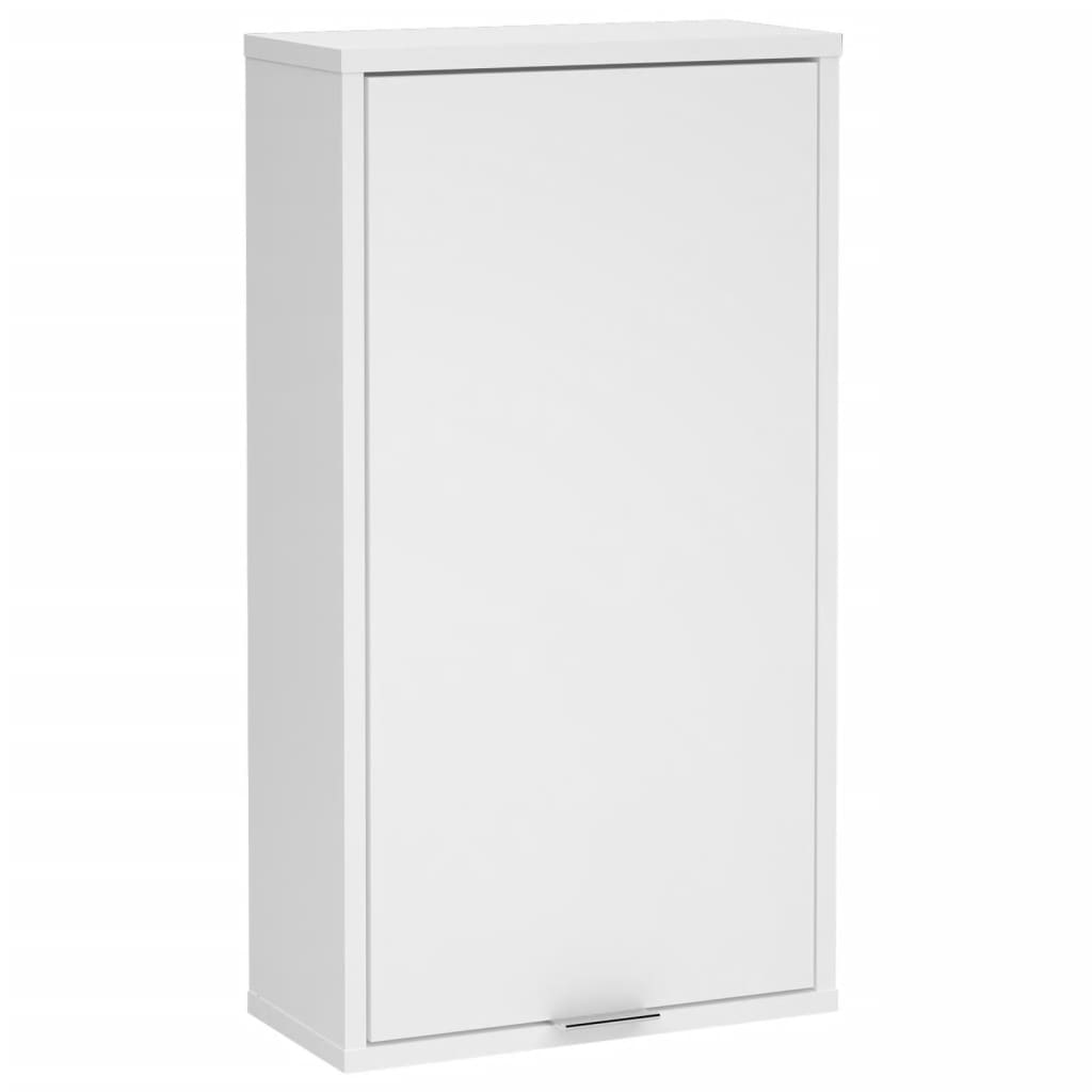 FMD Armario de pared para baño blanco 36,8x17,1x67,3 cm