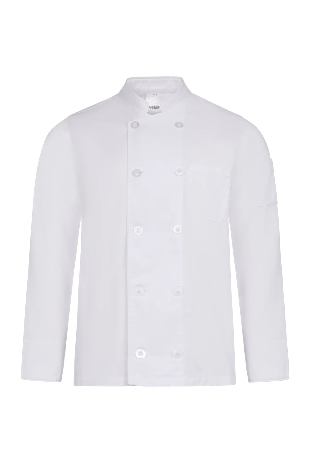 Chaqueta de cocina de manga larga en sarga Soft Touch Velilla 405224 - Vetonek
