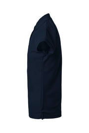 Detalle del cuello de canalé del polo de mujer Velilla 405503 - Vetonek