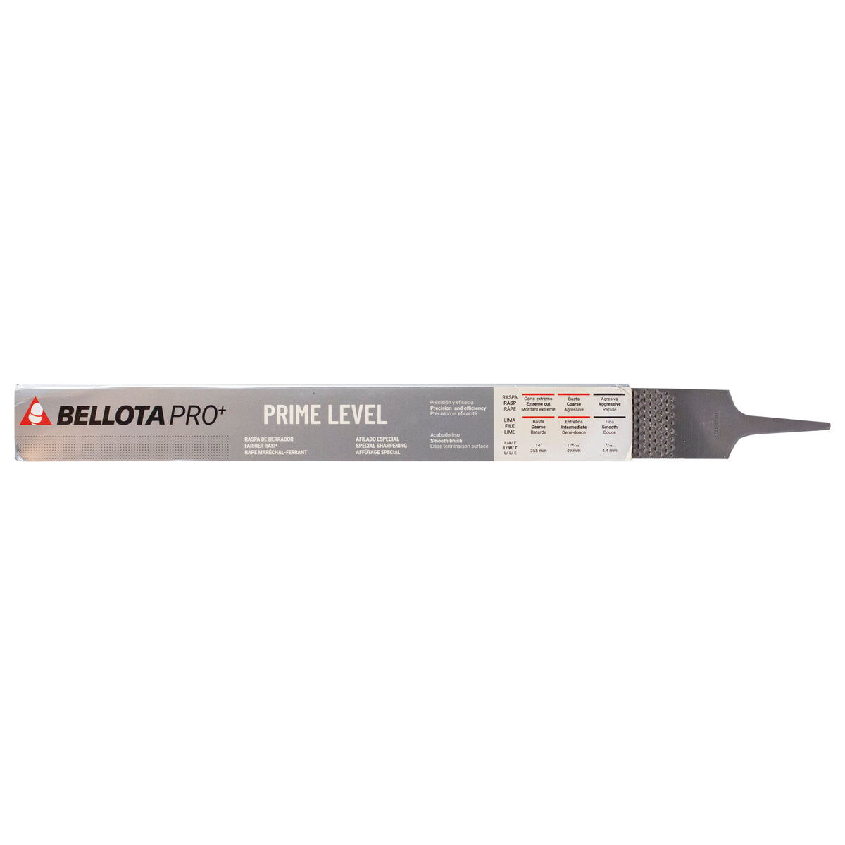 Escofina de Herrador Bellota Prime Level 4137 Fina y Equilibrada para Allanar Cascos – con embalaje