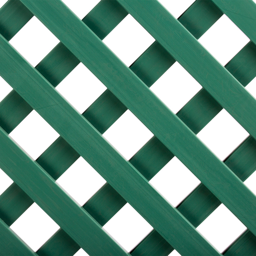 Celosía PVC 18mm Verde - Decoración y Separación de Ambientes Vetonek