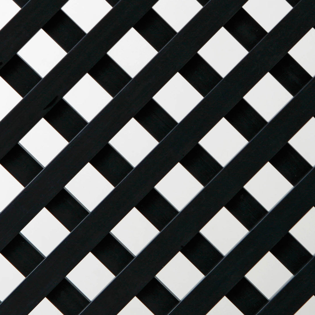 Celosía PVC 18mm Antracita - Decoración y Separación de Espacios Vetonek