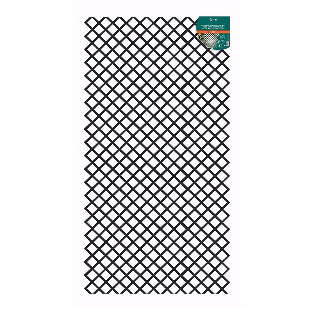 Celosía PVC 48mm Negro - Ideal para Decorar y Separar Ambientes Vetonek