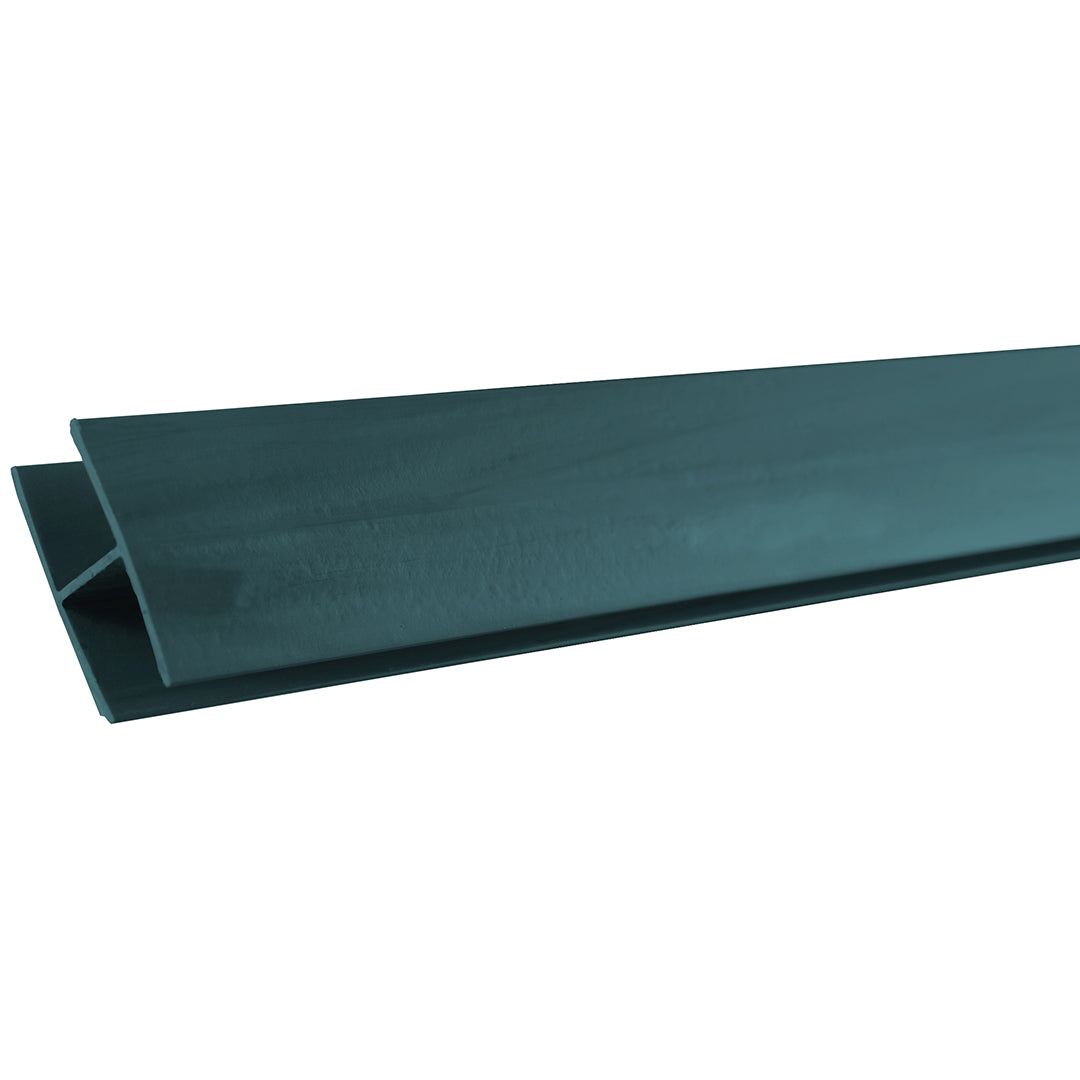 Perfil unión «H» celosía PVC verde - Refuerzo y acabado profesional Vetonek