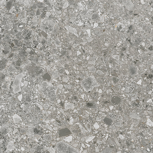 Suelo porcelánico efecto piedra Vetonek Bérgamo Cemento 59,3x59,3