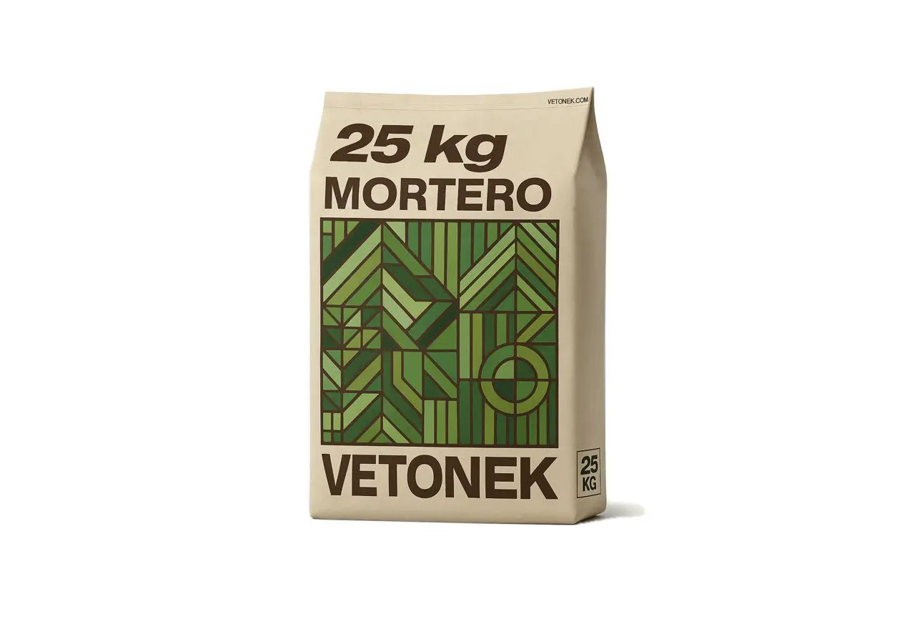 Premezcla para Mortero M-8 Rojizo - Palet 50 sacos de 25 kg. Vetonek