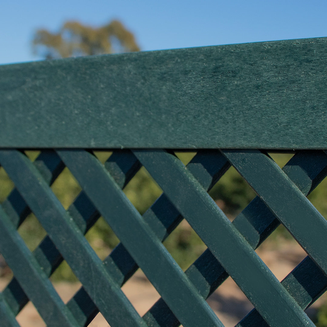 Perfil Remate «U» Celosía LOP Verde - Ideal para Diseño Exterior Vetonek