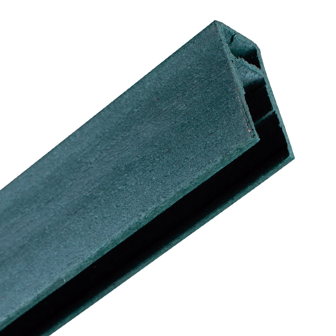 Perfil Remate «U» Celosía LOP Verde - Ideal para Diseño Exterior Vetonek