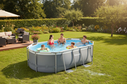 Piscina desmontable tubular Ovalada - Vetonek
