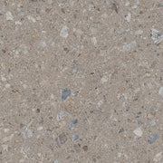 Suelo porcelánico efecto piedra Vetonek Gubbio Decorado Nuez 59,3x59,3