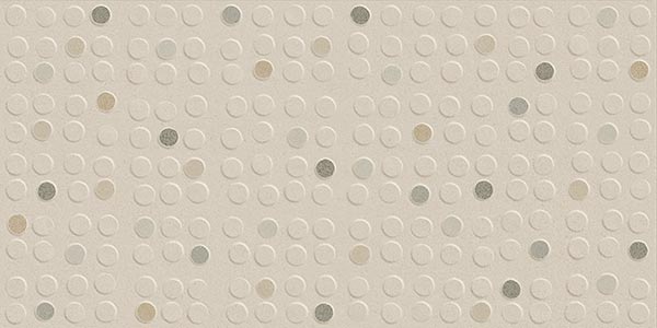 Suelo porcelánico efecto cemento Vetonek Treviso Puntos Perla Multicolor
