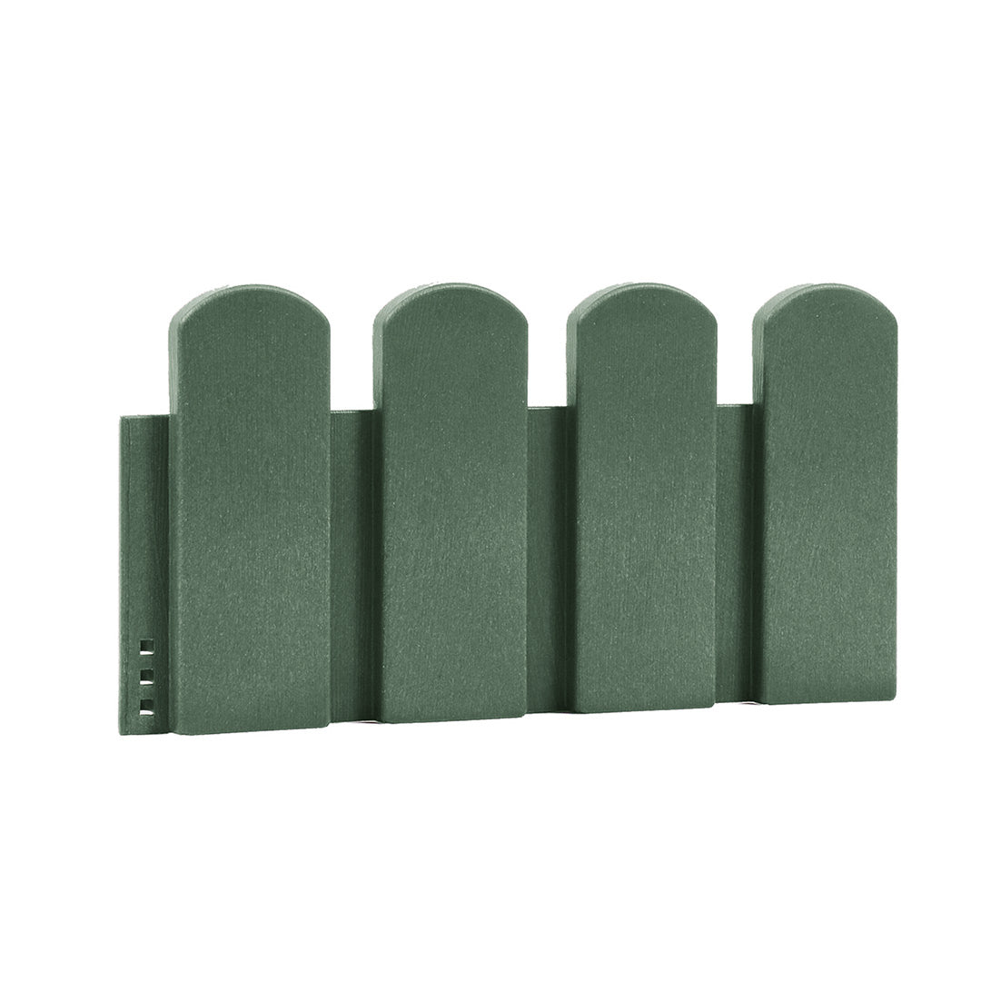 Pack de 5 Bordos Tabla Clickborder LOP Verde para Jardín Vetonek