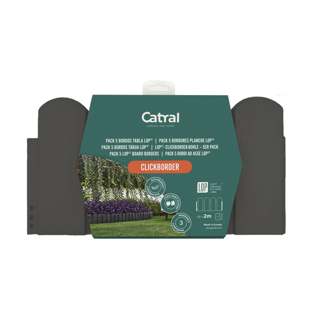 Pack de 5 Bordos Tabla Clickborder LOP Antracita Vetonek