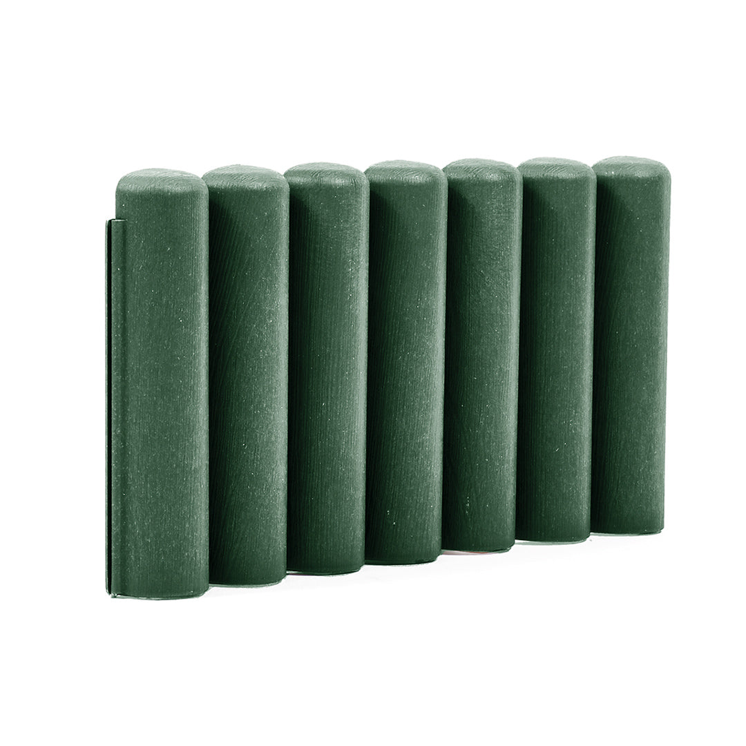 Pack de 5 Bordos Tronco Clickborder LOP Verde - Ideal para Jardines Vetonek