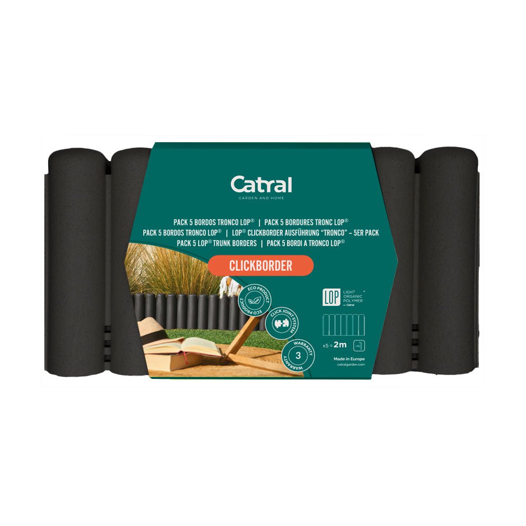 Pack de 5 Bordos Tronco Clickborder LOP Antracita Vetonek
