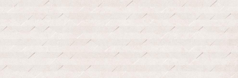 Revestimiento efecto cemento Vetonek Ravenna Blanco Relieve 32x99