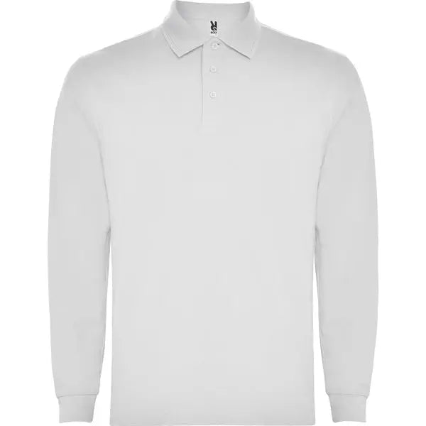 Polo de manga larga, cuello y bocamangas acanalado y tapeta de 2 botones Vetonek