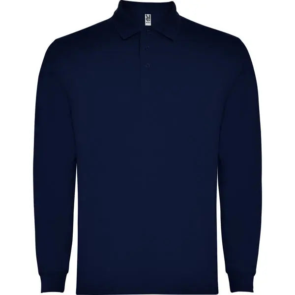 Polo de manga larga, con cuello y bocamangas acanalado, puños canalé 1x1 con elastano y cubrecosturas reforzado en cuello Vetonek Vetonek