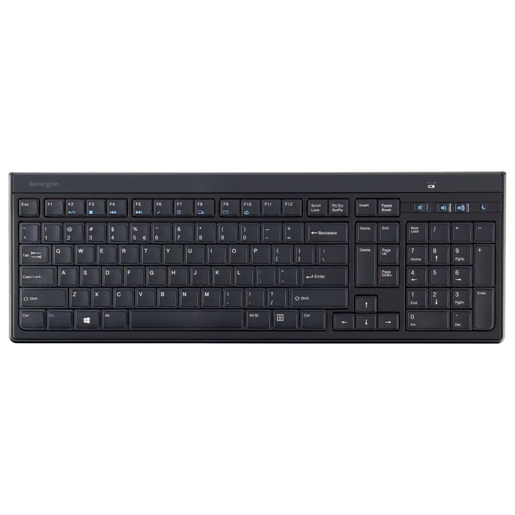 Kensington Teclado delgado inalámbrico AdvanceFit vidaXL