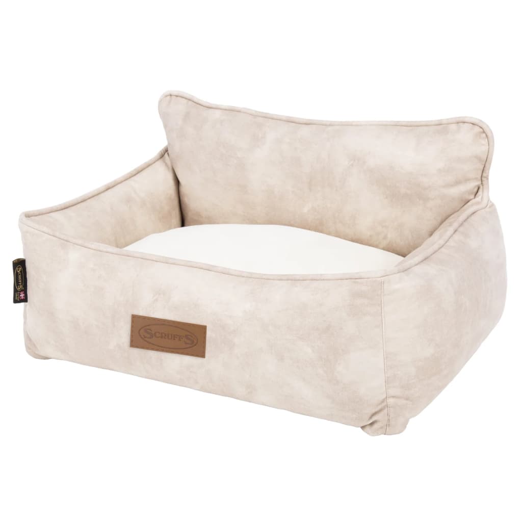 Scruffs & Tramps Cama para perros Kensington crema L 90x70 cm